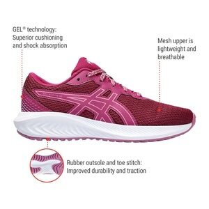 BRAND NEW girl youth asics gel excite shoes size US 5.5Y & 7Y
